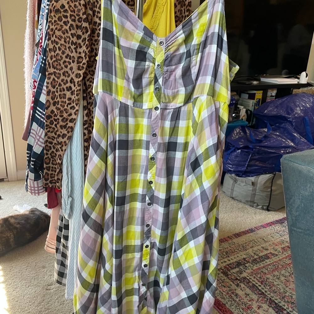 Torrid Plaid Midi Dress